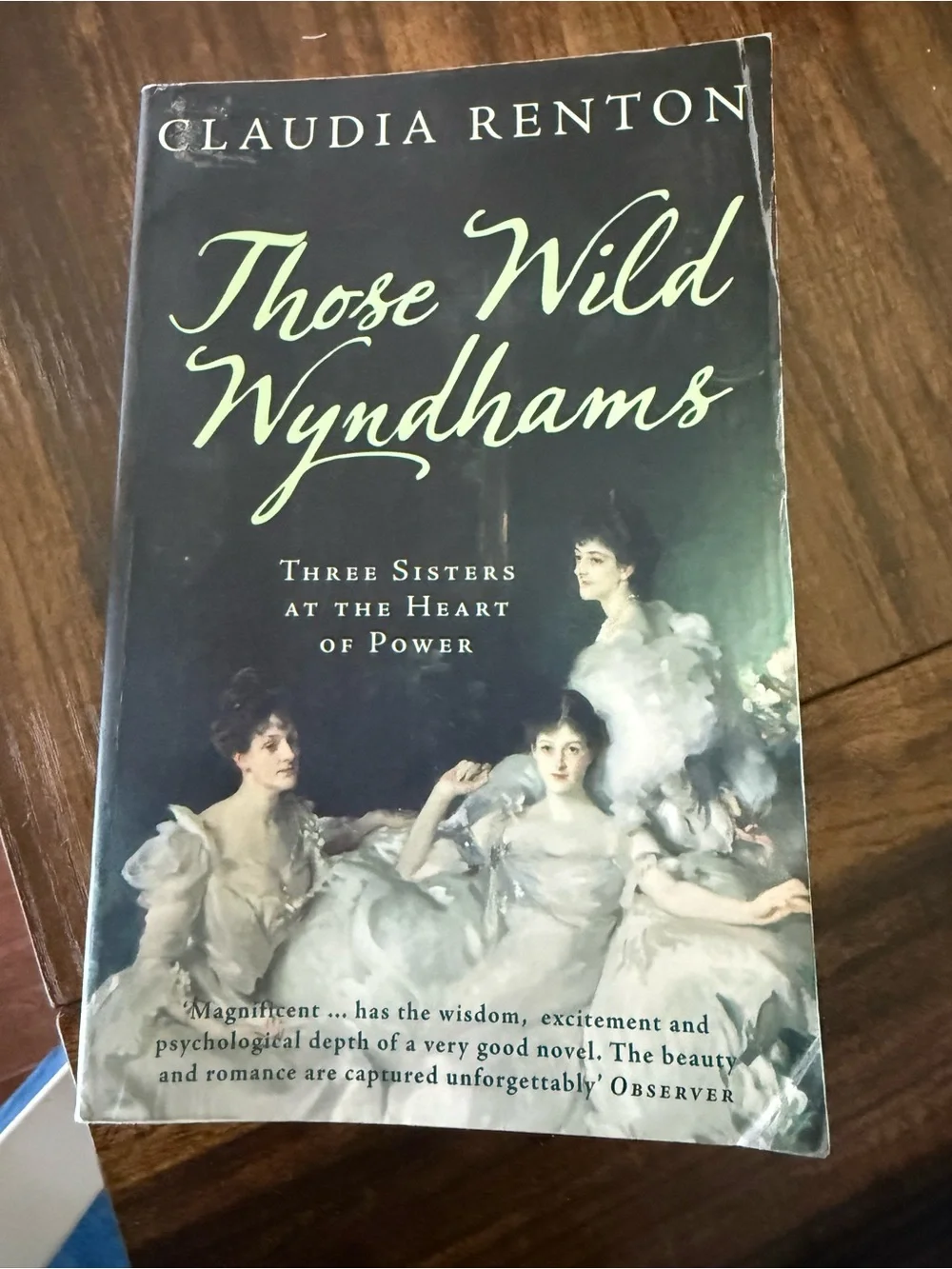 Those Wild Wyndhams by Claudia Renton - Green & Cream Cover
